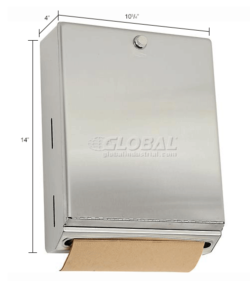 Bobrick® ClassicSeries™ Vertical Paper Towel Dispenser w/ Knob
																			