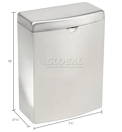 Bobrick® ConturaSeries® Surface Mounted Sanitary Disposal
																			