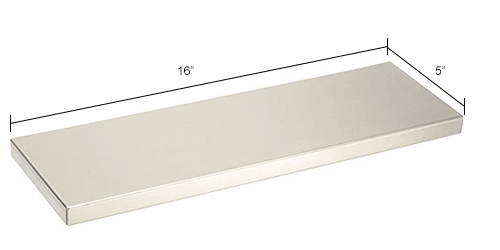 Bobrick® Stainless Steel Shelf - 16
																			