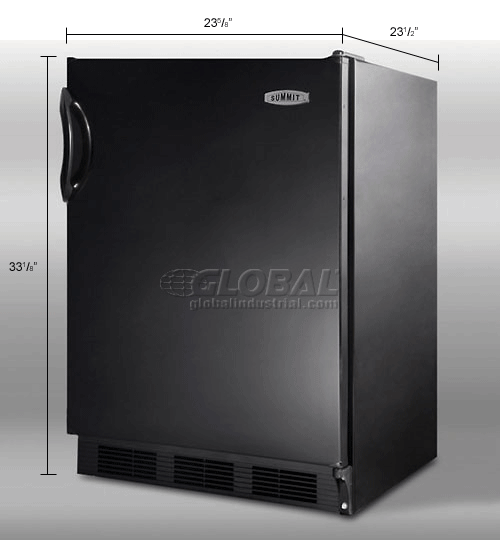 SummitCounter Height RefrigeratorFreezer B55163