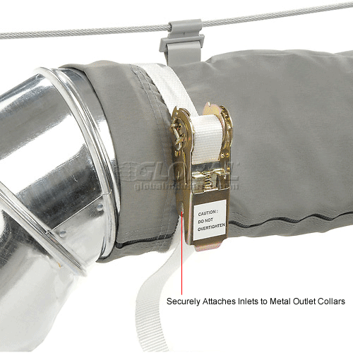 Ductwork, Venting, Fittings, & Caps Fabric Duct ZipADuct™ Fixing