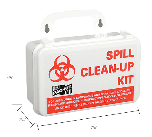 Pac-Kit&#174; Vehicle/Facility BBP Kits, Spill Clean-up Kit