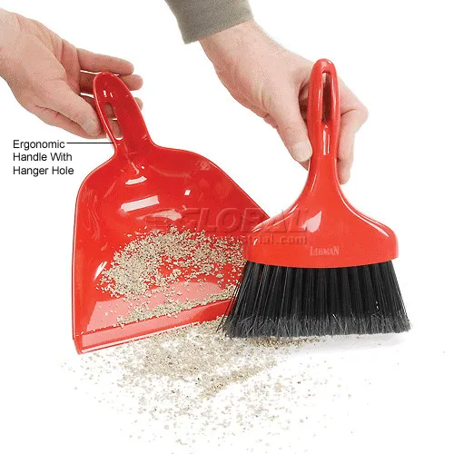 Commercial Broom and Dustpan, Ergonomic Commercial Broom