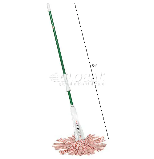 Libman Wonder Mop - Premium Synthetic Fabric Floor Mop For Home Cleaning (Full Length)