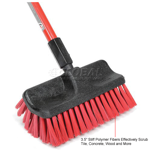 Libman Commercial DualSurface Scrub Brush & Handle 532 Pkg Qty 6
