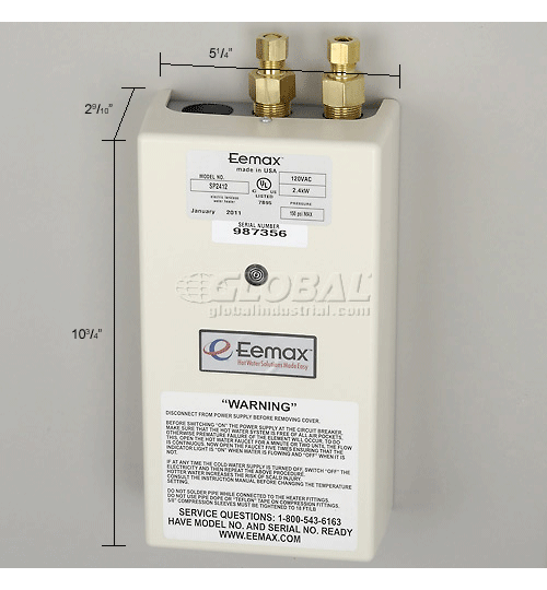 Water Heaters | Tankless Water Heaters - Electric | Eemax SP2412