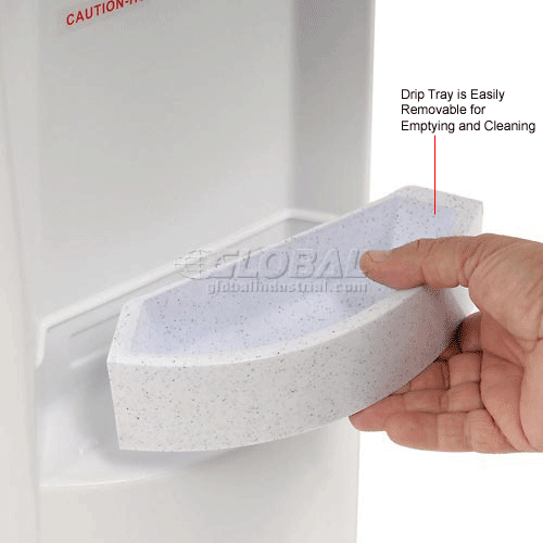 Oasis Atlantis Series Water Cooler, Two Piece Hot Tank, Hot N'Cold™, White