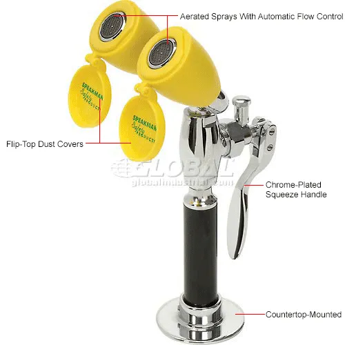 Speakman SE-927 Combination Counter Top Mounted Eyewash