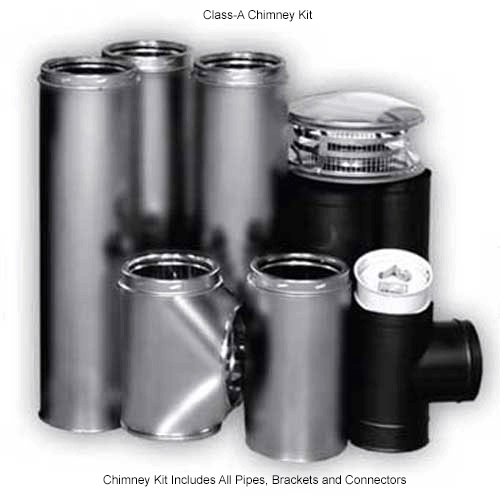 Lanair® Waste Oil Heater MX200D, 200000 BTU With 215 Gallon Tank, Wall Chimney Kit B652834