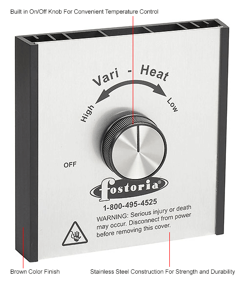 TPI Variable Heat Control for Quartz Electric Infrared Heaters 4459402