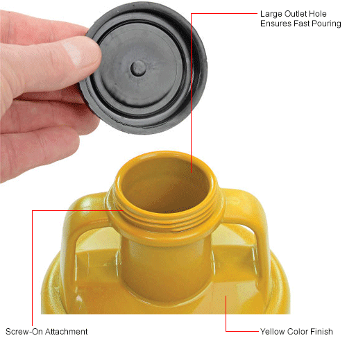 Oil Safe Lid Yellow Oil Safe Utility Lid