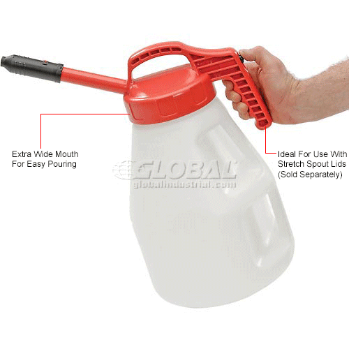 10L Lubricant Drum With Green Stretch Pourer Spout Oil Safe Container 