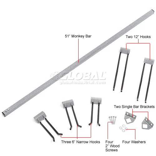 Monkey Bar Storage Ski & Snowboard Storage Rack - Thumbnail 3