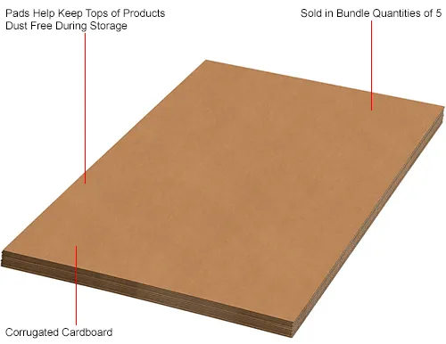 40 x 48 200 lb Fanfold Corrugated S-16476 - Uline