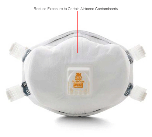 3M&#8482; 8233 N100 Disposable Particulate Respirator, 1 Each