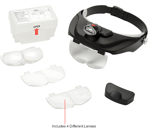 Carson Optical Magnivisor&#153; Deluxe Head Visor Magnifier