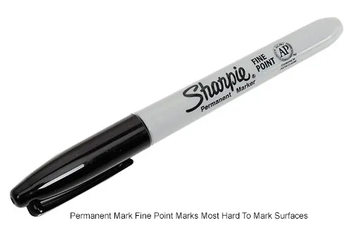 Sharpie Permanent Marker, Fine Point, Black Ink
