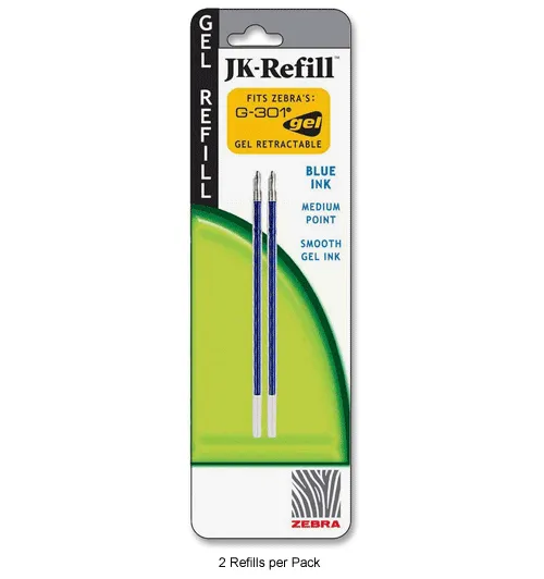 G 301 Zebra Gel Refill Zebra Refill For G-301 Ultra, F-402 And F-701