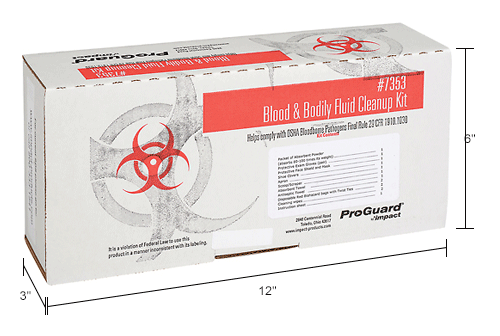  Impact® Bloodborne Pathogen Kit W/ Disinfectant, 7353
																			