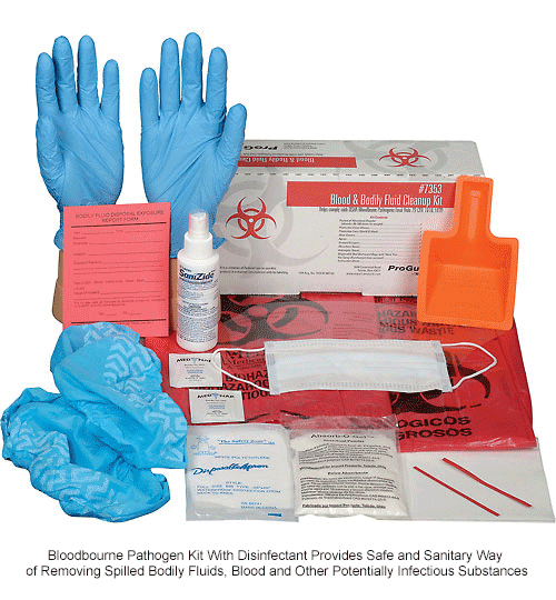 Impact® Bloodborne Pathogen Kit W/ Disinfectant, 7353 B793759