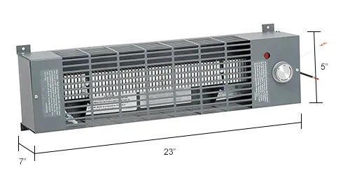 TPI Pump House Convection Utility Heater RPH15A 500W 120V