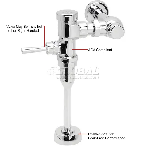 American Standard 6045051.002 Manual Urinal Flush Valve, 0.5GPF