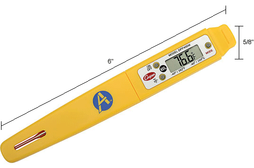 Cooper-Atkins® DPP400W - Digital Thermometer, Waterproof, Pen Style, Auto Shut-Off
																			