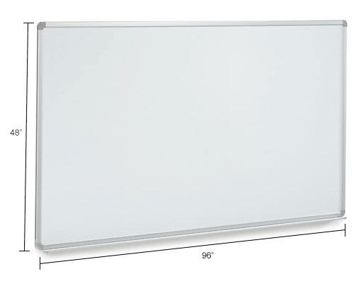 Luxor® Wall Mounted Whiteboard 72 W x 40 H, Magnetic
																			