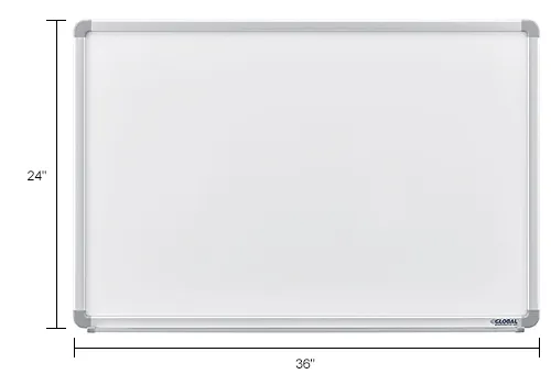 CreGear Magnetic Dry Erase Board, 2 Pack 36 X 24 Inches White Boards for  Wall, 3' x 2' Large Whiteboard with Detachable Pen Tray for Office, School