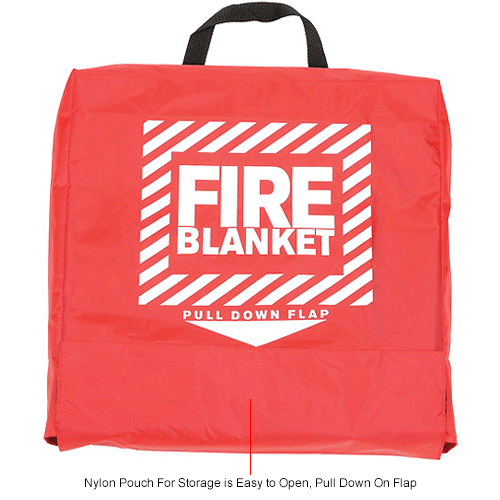 Pac-Kit Woolen Fire Blanket in Nylon Pouch, 21-650