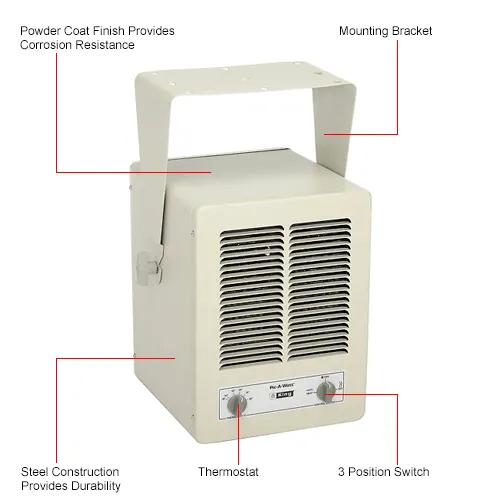 Electric Garage King Kbp2406 King Pic-A-Watt® Unit Heater KBP2406