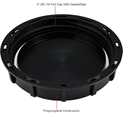 Cabilock IBC Tank Valve Cover - Barrel Cap Seal & Hose Adapter For Water Totes & Storage Containers