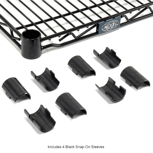 Wire Shelving Accessories & Components Nexel® S1848B Black Epoxy
