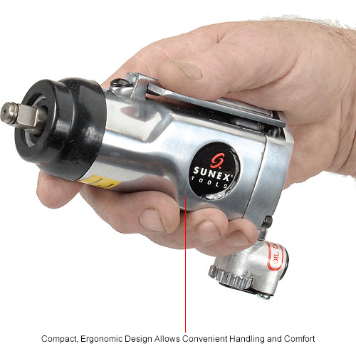 Air Tools & Accessories Impact Wrenches Sunex® Tools SX111, Palm Grip Impact Wrench, 3/8