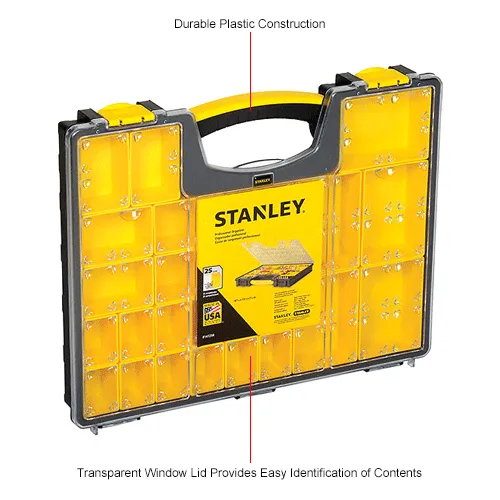 Stanley 25-Compartment Professional Parts Storage Box - Knapp