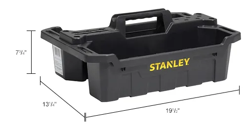 Stanley STST41001 19-1/2 x 13-1/4 x 7-3/4 Tool Tray W/Ergonomic Handle