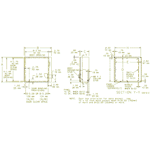 Hoffman CDSC20228LG, Concept™ Disc., Type 12 Enclosure, 20.00X22.00X8.00, Steel/Ltgray