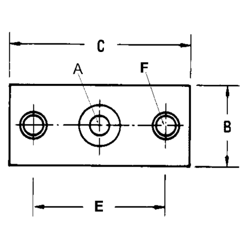Hanger Flange Bt Gal 1/2" | B359843 - GLOBALindustrial.com