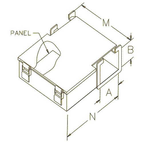Hoffman F66LJ, Junction Box, 6.00x6.00, Steel/Gray