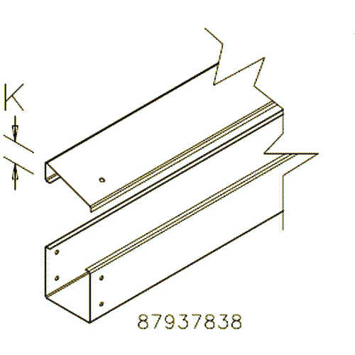 Hoffman CTS46120SS, Straight Section, Sloped, 4.00x6.00x120.00, SS