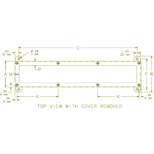 Hoffman F2212SC, Wire Trough, Screw Cover, 2.50x2.50x12.00, Steel/Gray