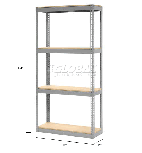Global Industrial™ Record Storage Rack Without Boxes 42