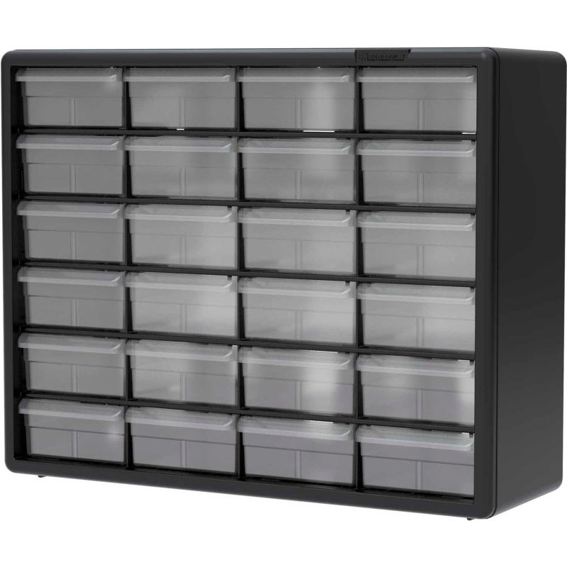 Akro Mils Plastic Drawer Parts Cabinet, Akro Mils 24 Drawer Plastic Storage Cabinet