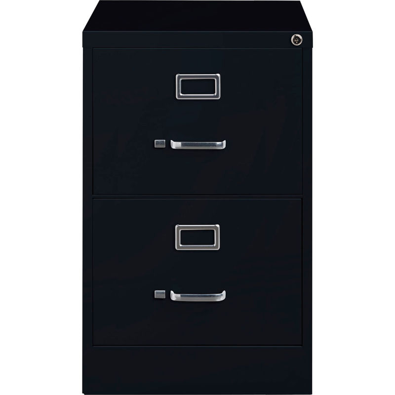 File Cabinets Vertical Hirsh Industries 25 Deep Vertical File Cabinet 2 Drawer Legal Size Black B691038 Globalindustrial Com