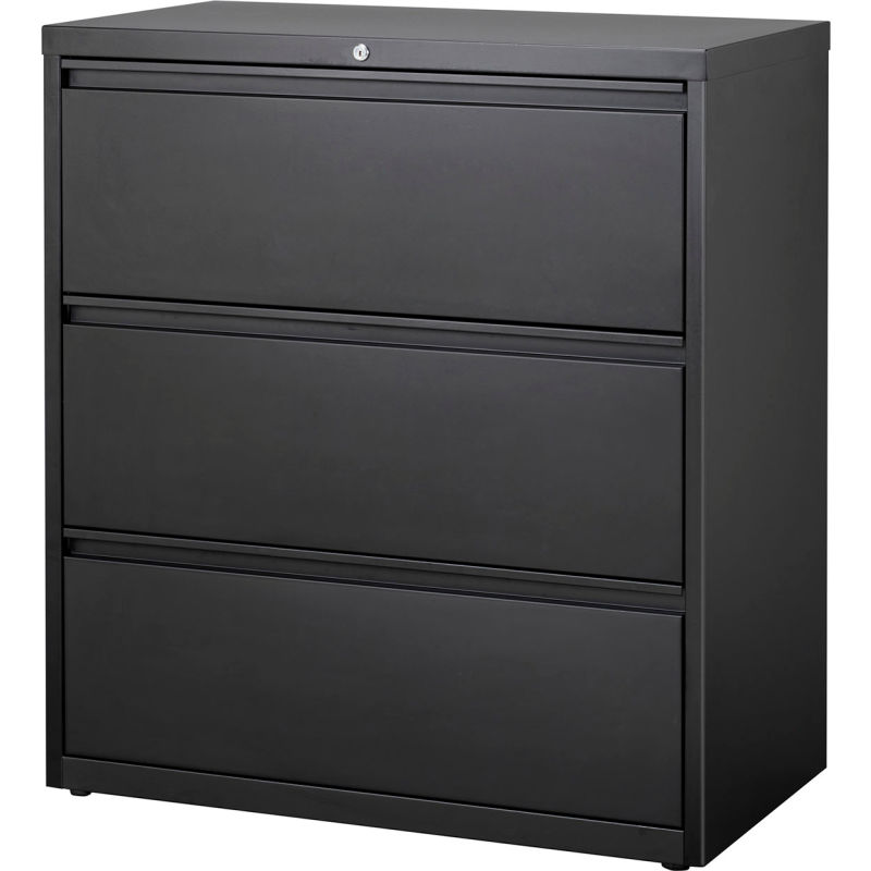 File Cabinets Lateral Hirsh Industries Hl10000 Series Lateral File 36 Wide 3 Drawer Black B691056 Globalindustrial Com