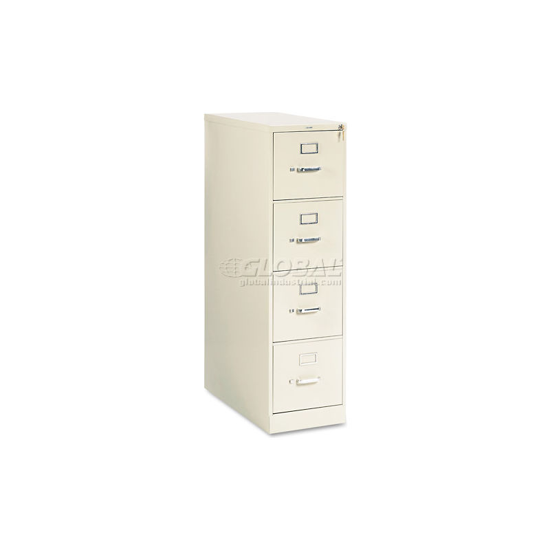 File Cabinets Vertical Hon 210 Series Four Drawer Vertical File Letter Putty B0125875 Globalindustrial Com