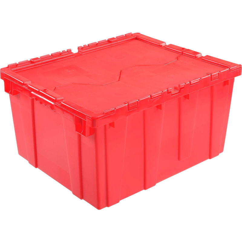 attached lid totes