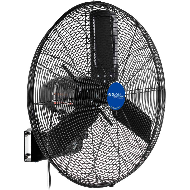Global Industrial 24 Wall Mounted Oscillating Fan Outdoor Rated 7700cfm 3 10hp 292450 Globalindustrial Com 24 Industrial Wall Mounted Oscillating, Outdoor Wall Fan