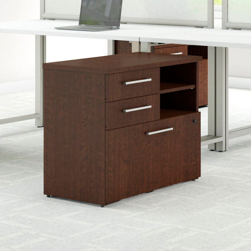 Desks Steel Office Collections Bush Furniture 30 W File Cabinet Mocha Cherry 400 Series B2235620 Globalindustrial Com