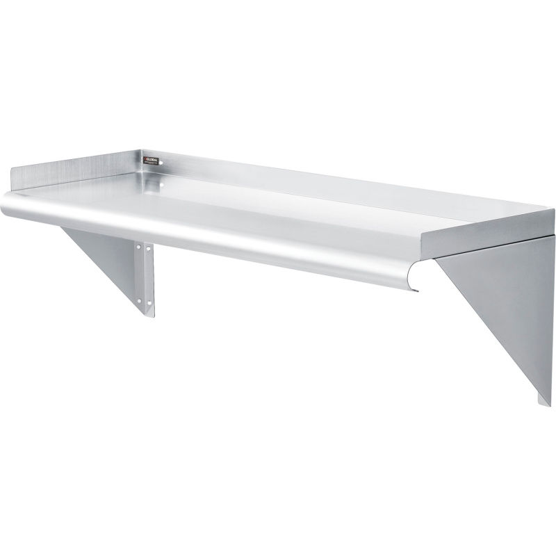 NSF 3-Sided Commercial Stainless Steel Wall Mount Shelf 18 x 24